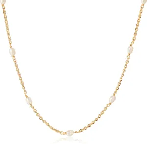 Fettero Choker Chain Necklace for Women 14K Gold Plated Dainty Choker Necklace Minimalist Thin Gold Chain Necklace Simple Twisted Chain Paperclip Necklace for Everyday Jewelry
