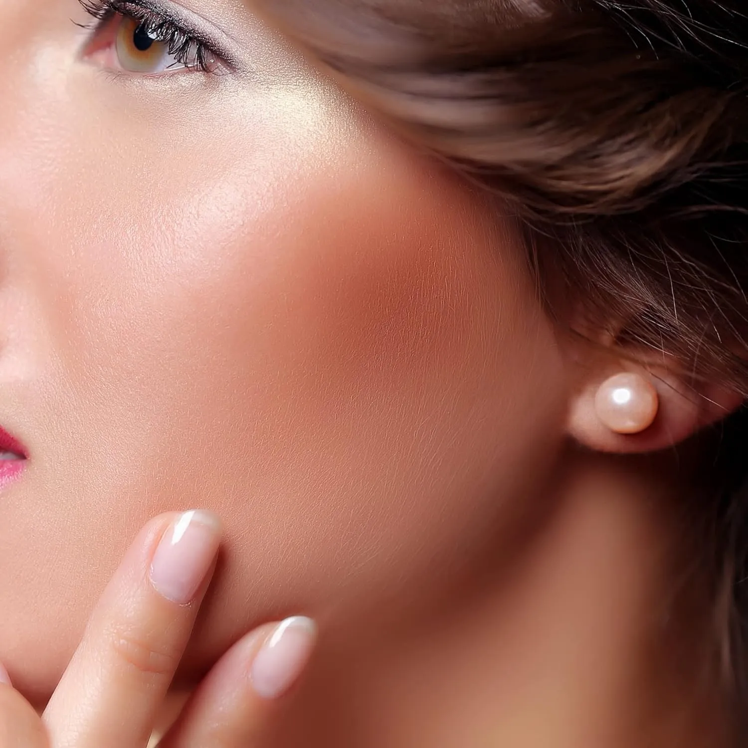 Freshwater Real Pearl Stud Earrings Quality Pearl Earrings for Women