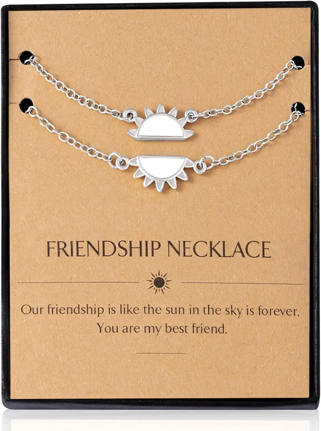Friendship Sun Bracelet, 16k Gold Plated Copper Sun Dainty Bracelets Delicate Adjustable Link for Graduation Birthday Anniversary
