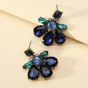 Gemstone Earring Blue