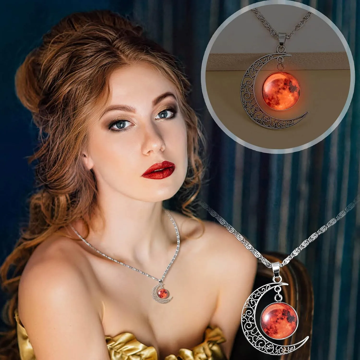 Glow In The Dark Dragon Egg Mermaid Tear Glowing Necklace Glow In The Dark Tear Drop Necklace Letter A