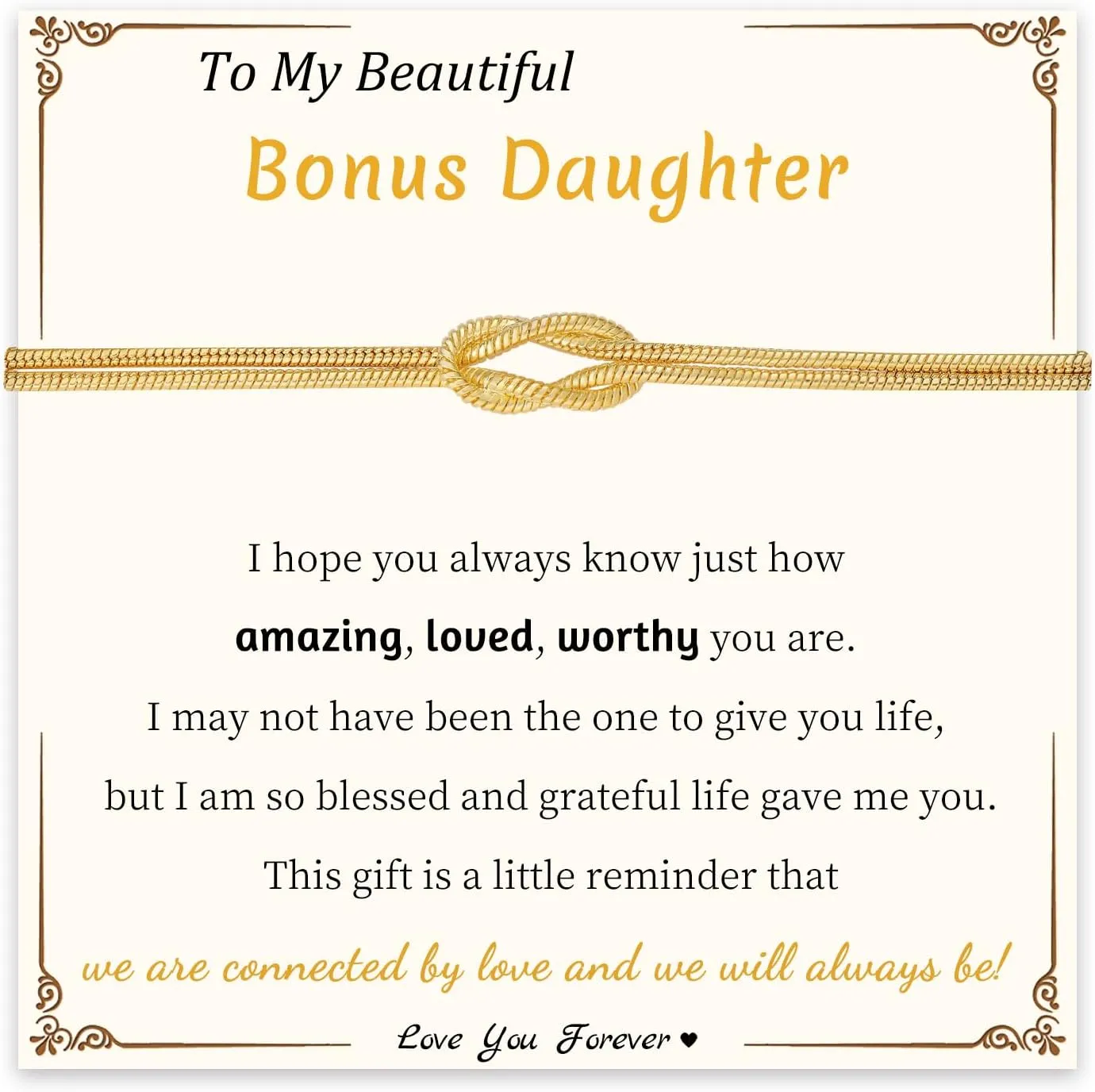 Gold Bracelets for Women Teen Girl Gifts Infinity Knot Bracelet Gifts for Daughter Granddaughter Wife Birthday Gift Ideas Anniversary Valentines Mothers Day Christmas Jewelry Gifts