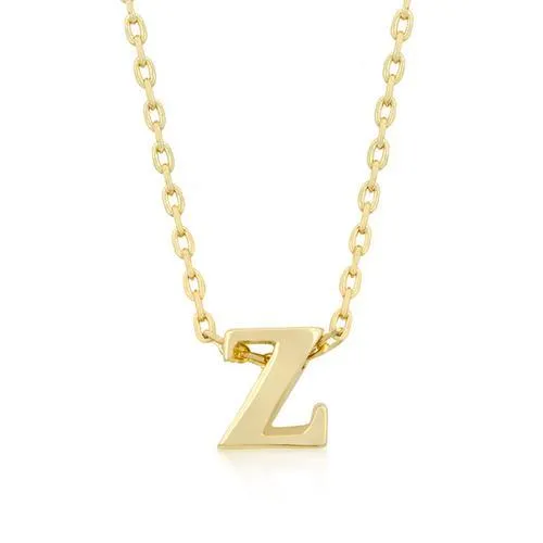 Golden Initial Z Pendant