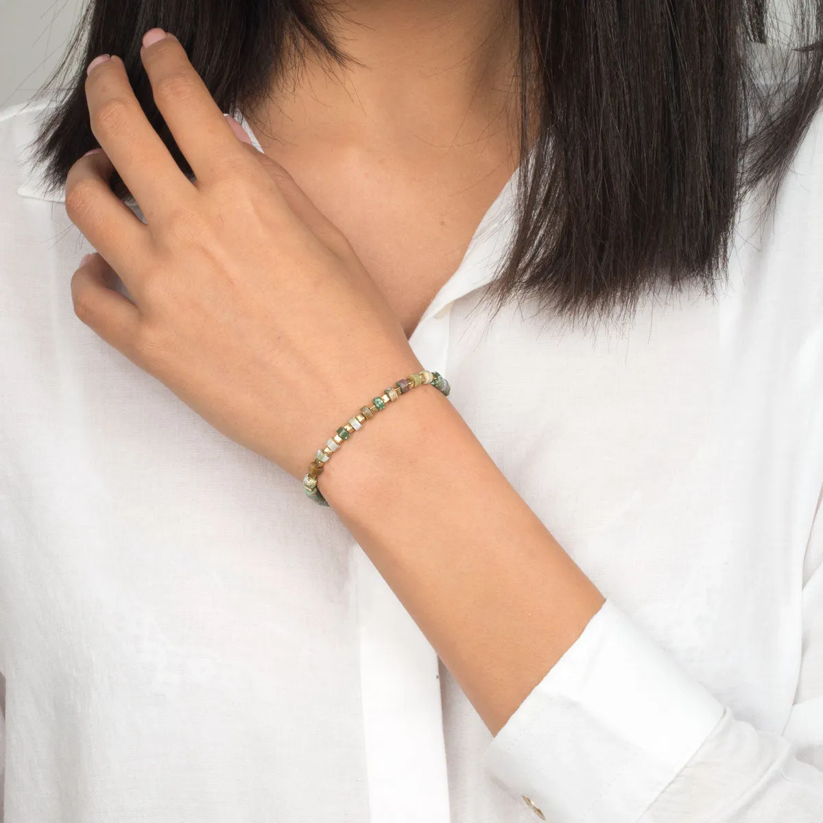 Guernica Cubes Beads Bracelet