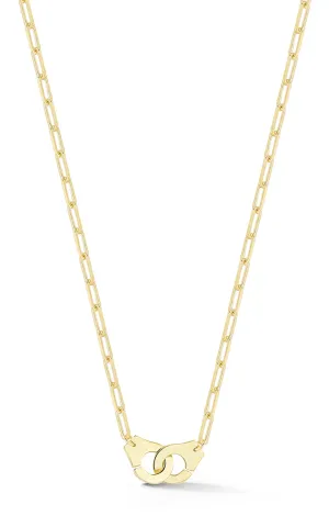 Handcuff Link Choker Necklace