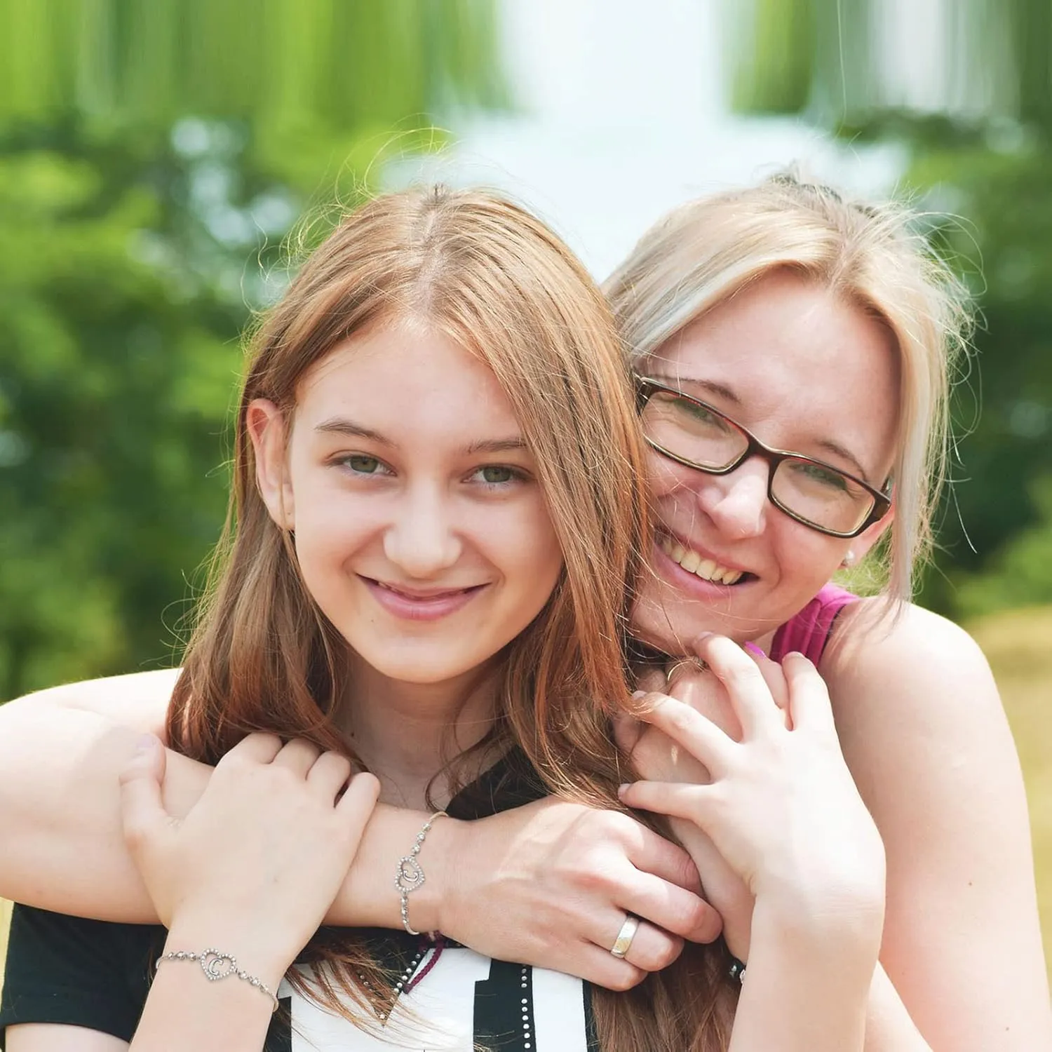 Happy Birthday Gifts for Year Old Girls,Cute Heart Age Bracelets,Mother's Day Christmas Presents for Kids Daughter Granddaughter Nice Sister