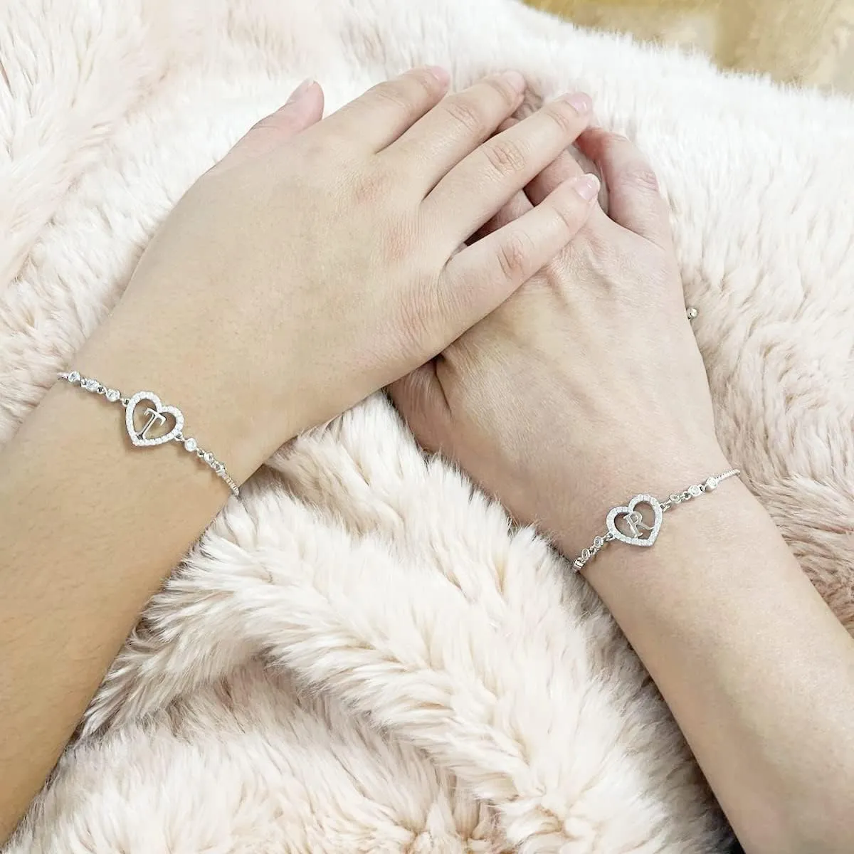 Happy Birthday Gifts for Year Old Girls,Cute Heart Age Bracelets,Mother's Day Christmas Presents for Kids Daughter Granddaughter Nice Sister
