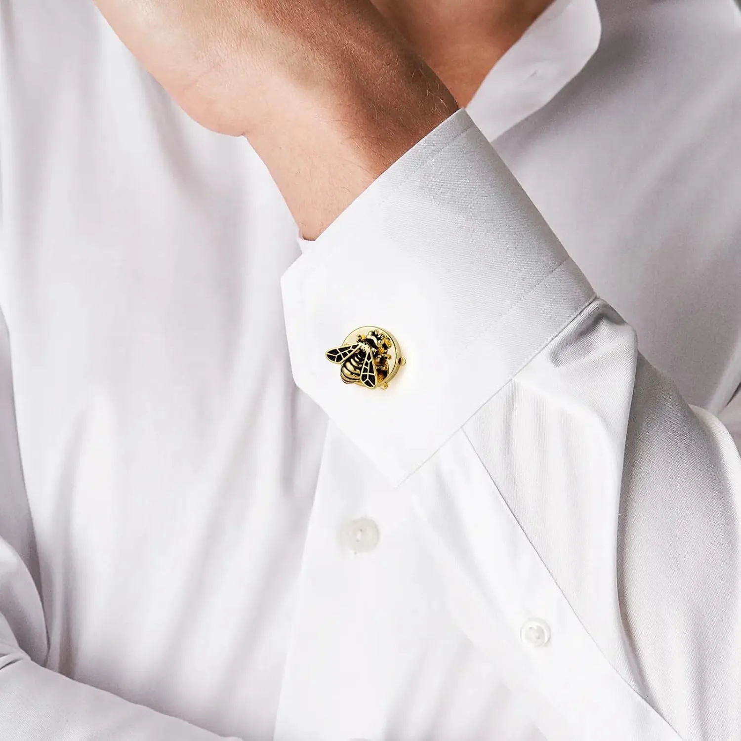 HAWSON Button Cover for Men, Novelty Cufflinks for Dress Shirt and Tuxedo Shirt Cuffs Button Covers