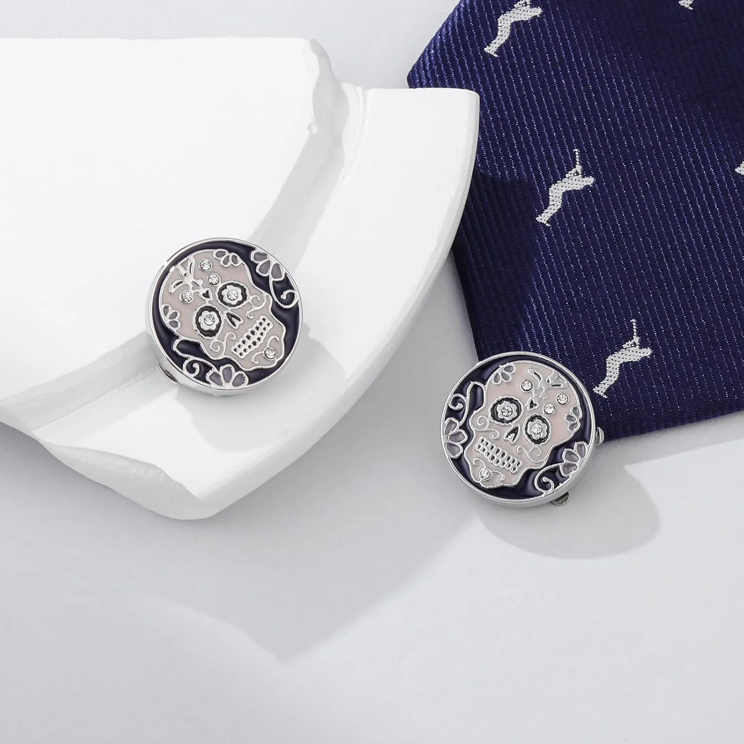 HAWSON Button Cover for Men, Novelty Cufflinks for Dress Shirt and Tuxedo Shirt Cuffs Button Covers