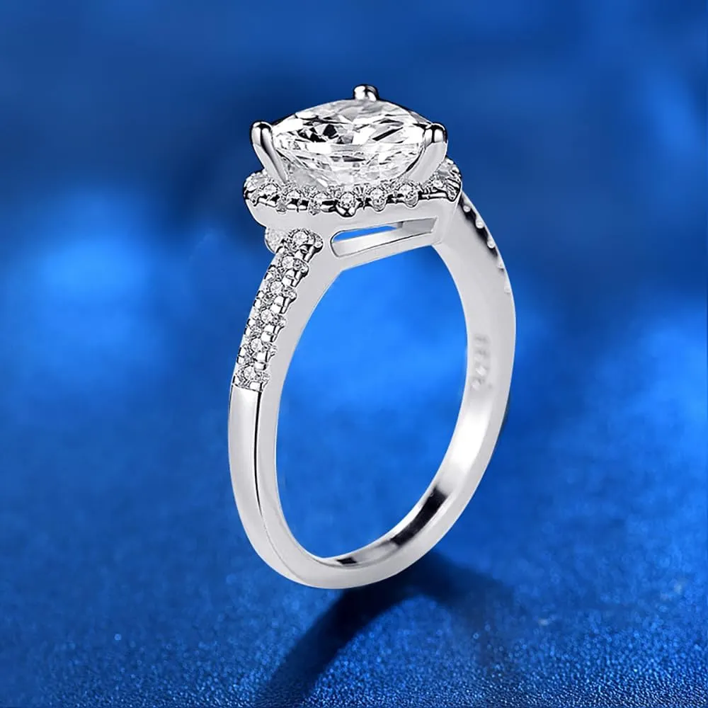 Heart-Shaped 1 Carat Diamond Engagement Rings for Women | Flawless D-Color, Excellent Cut | Romantic Proposal Gift for Women