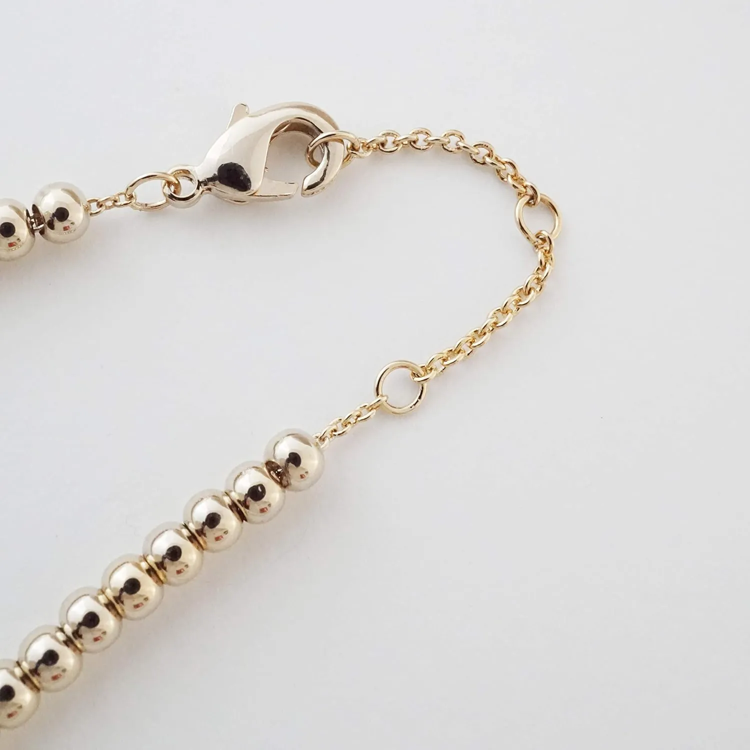 HONEYCAT Dainty Sphere Beaded Bracelet in Gold, Rose Gold, or Silver | Minimalist, Delicate Jewelry
