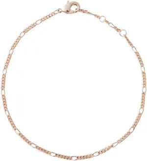 HONEYCAT Figaro Chain Bracelet in 18k Gold Plate, 18k Rose Gold Plate, or Silver | Minimalist, Delicate Jewelry