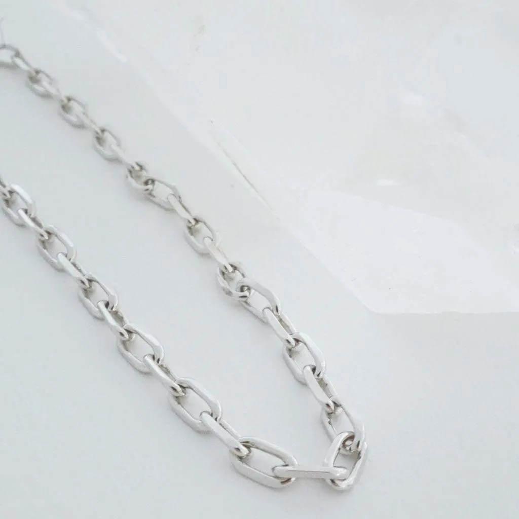 Honeycat Greta Thick Chain Link Bracelet in Gold, Rose Gold, or Silver | Minimalist, Delicate Jewelry