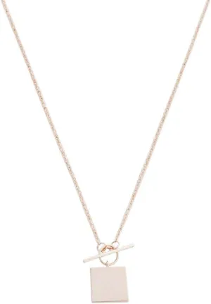 Honeycat Gwyneth Toggle Pendant Charm Necklace in Gold, Rose Gold, or Silver | Minimalist, Delicate Jewelry