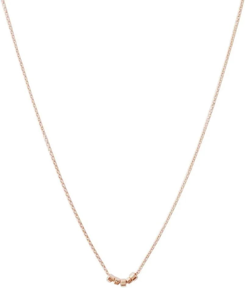 Honeycat Jackson Beaded Necklace in Gold, Rose Gold, or Silver | Minimalist, Delicate Jewelry