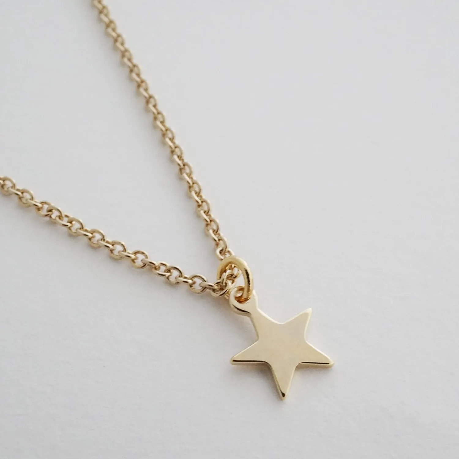 Honeycat Magic Charm Star Necklace in Gold, Rose Gold, or Silver | Minimalist, Delicate Jewelry