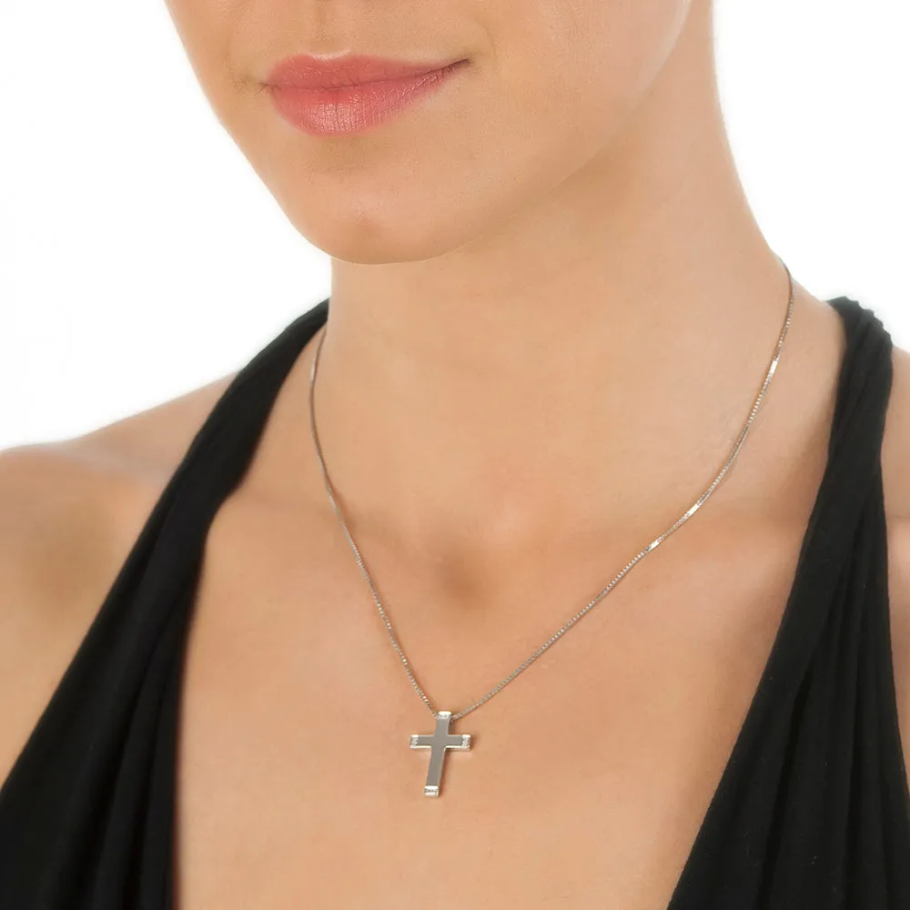 Hot Diamonds Sparkle Cross Pendant | Sterling Silver