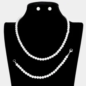 iLLASPARKZ 3PCS - Pearl Necklace Set