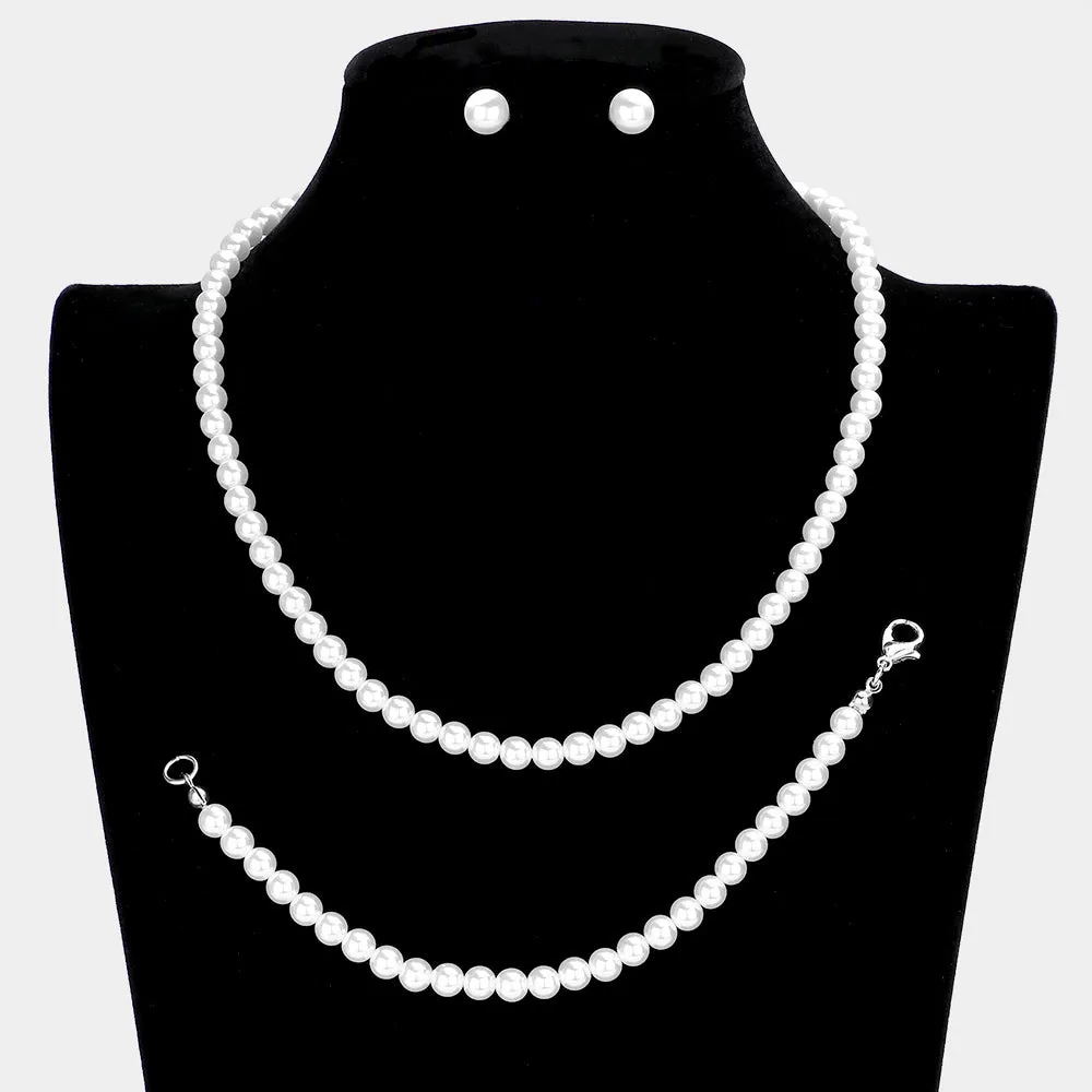 iLLASPARKZ 3PCS - Pearl Necklace Set