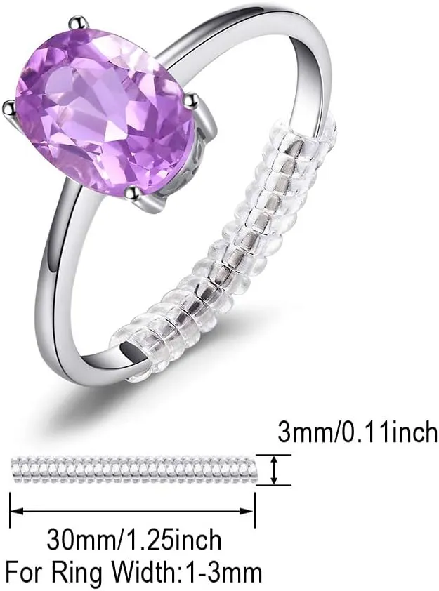 JewelryPalace Class Natural Gemstone Garnet Peridot Amethyst Citrine Blue Topaz Birthstone Solitaire Engagement Rings for Women, Anniversary 14K Gold Plated 925 Sterling Silver Promise Rings for Her