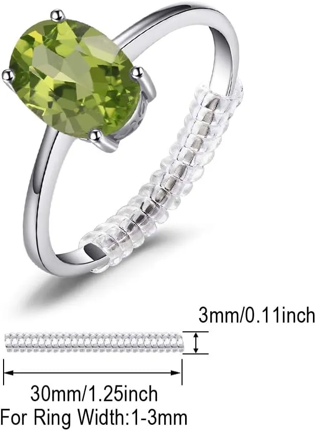 JewelryPalace Class Natural Gemstone Garnet Peridot Amethyst Citrine Blue Topaz Birthstone Solitaire Engagement Rings for Women, Anniversary 14K Gold Plated 925 Sterling Silver Promise Rings for Her