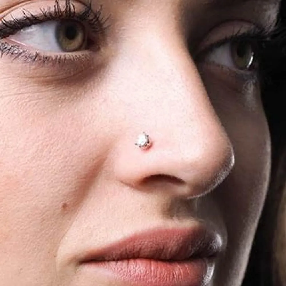 JFORYOU Fake Nose Ring Fake Septum Fake Nose Ring Hoop Fake Nose Rings for Women Faux Nose Piercing Spring Clip on No Pierced Non Piercing Faux Body Piercing Jewelry for Women Men
