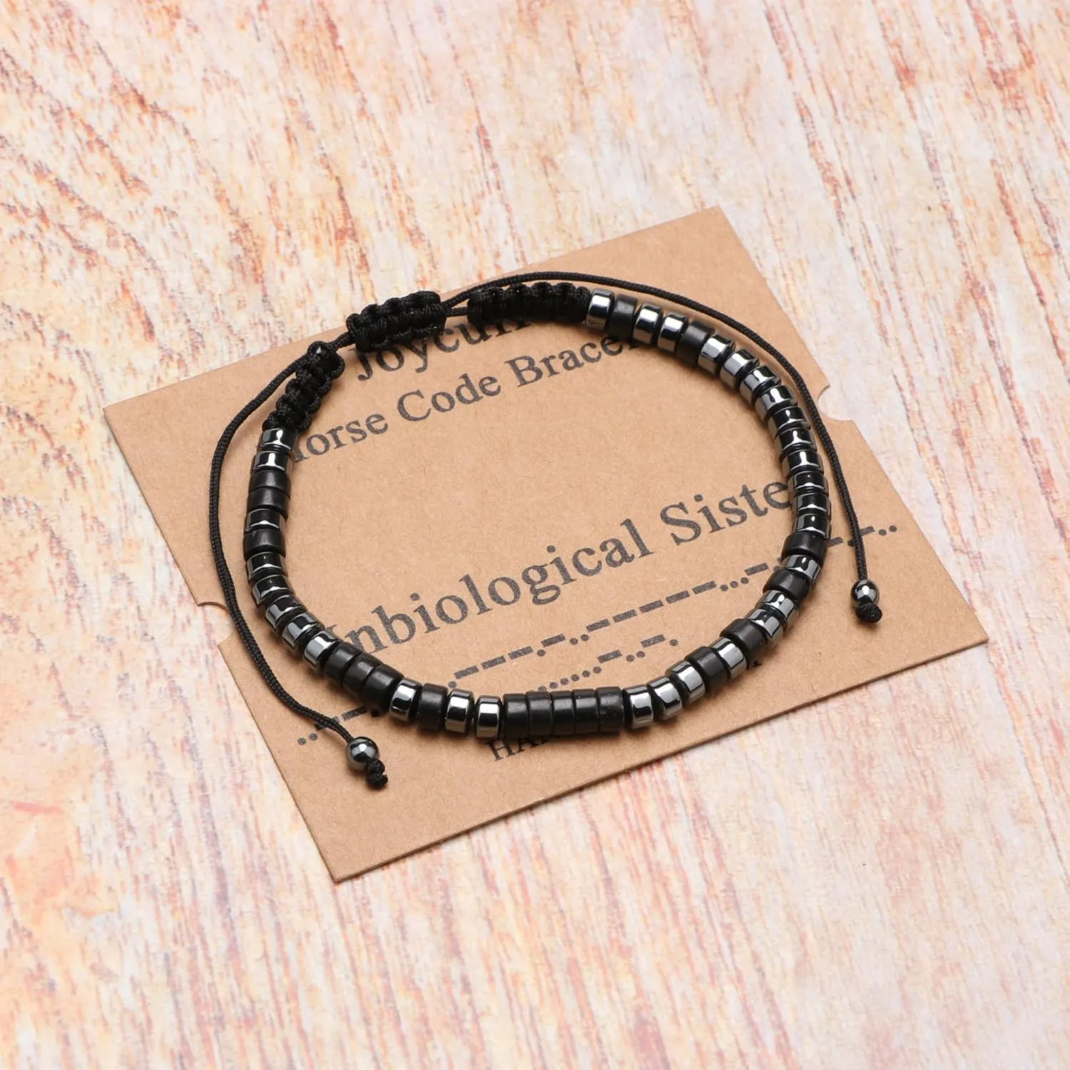 JoycuFF Morse Code Bracelets for Women Funny Gift for Girls Inspirational Jewelry with Secret Message Christmas Birthday Gifts to Her