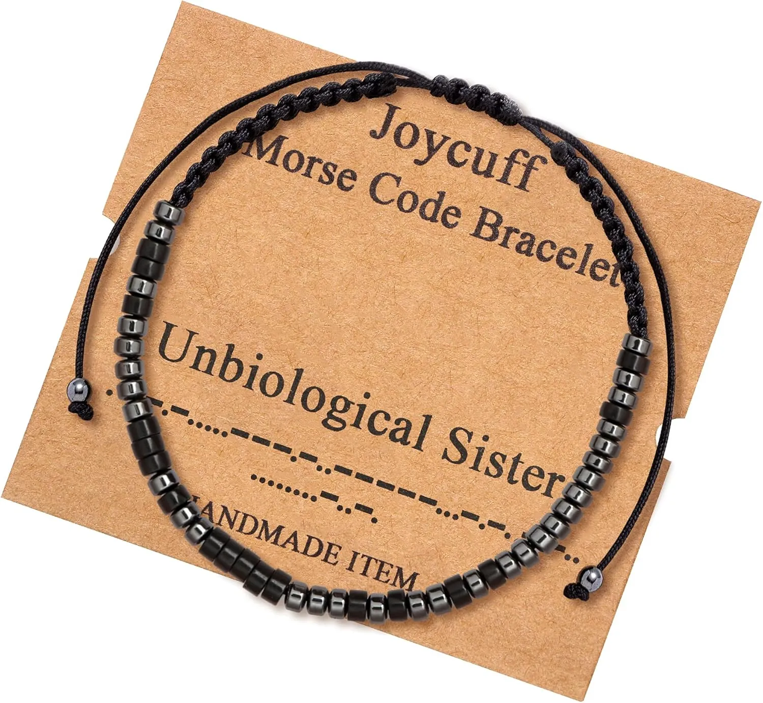 JoycuFF Morse Code Bracelets for Women Funny Gift for Girls Inspirational Jewelry with Secret Message Christmas Birthday Gifts to Her