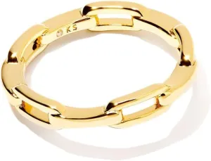 Kendra Scott Andi Band Ring for Women  14K Gold-Plated Construction  Square Link Chain Design