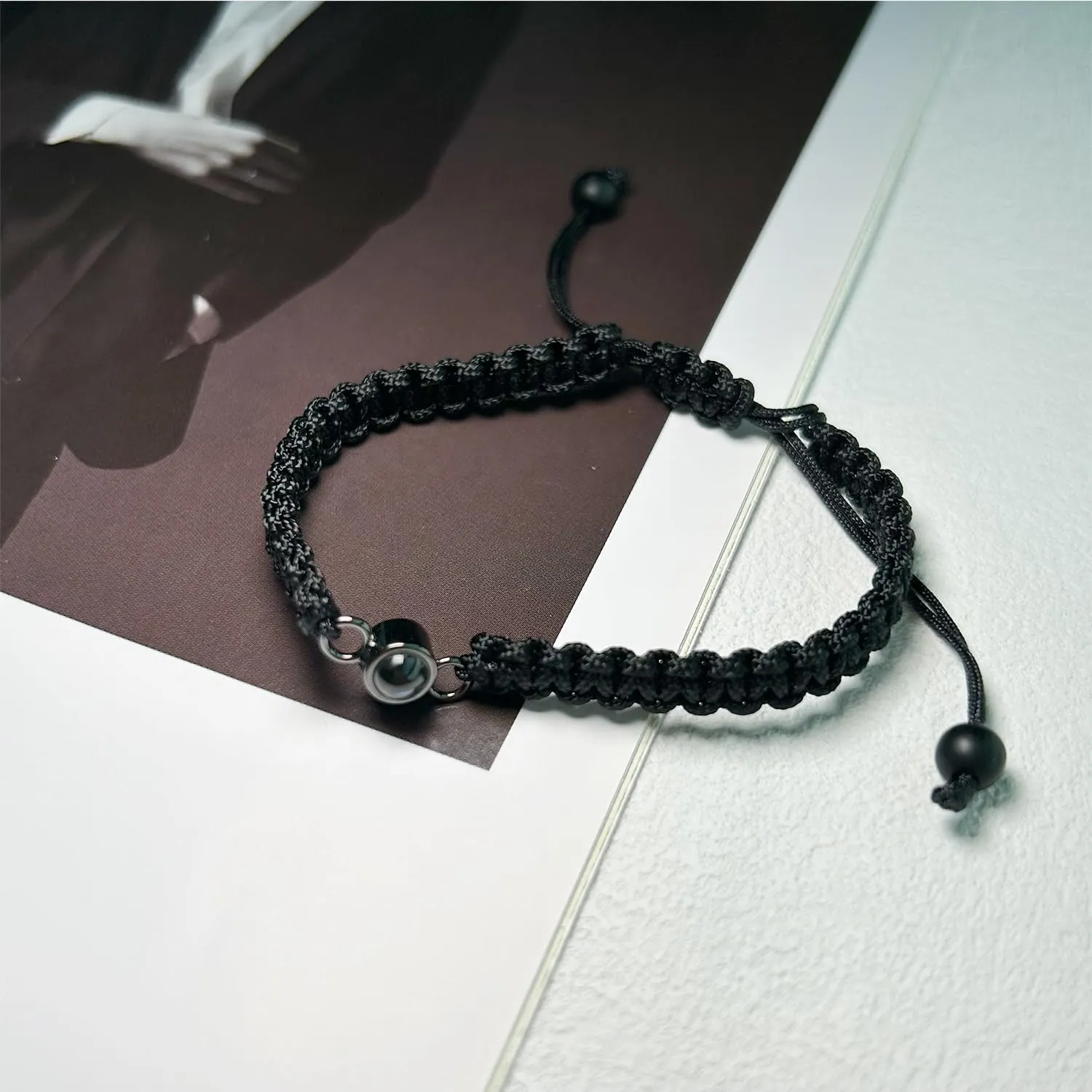 Love Bracelet for Couples His and Hers Projection Relationship Bracelets I Love You Gifts for Him