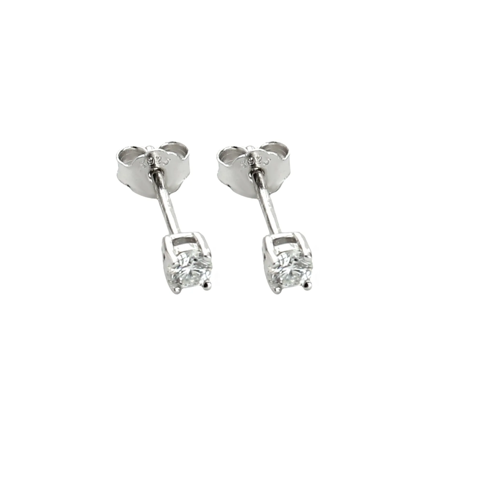 MINI SOLITAIRE EARRING