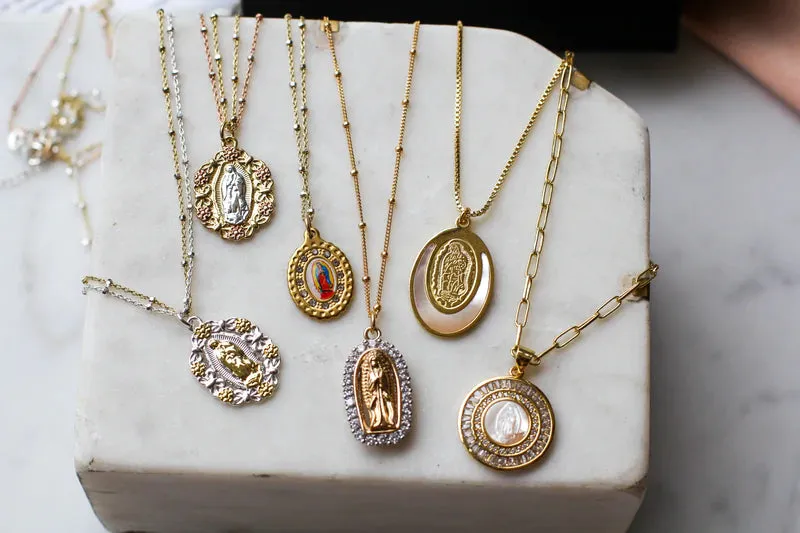 MOTHER MARY NECKLACE - JOY DRAVECKY