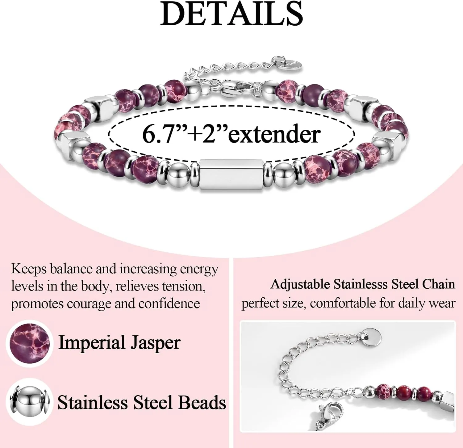 Mothers Day Beaded Bracelets Jewelry Gift for Wife, Grandma, Sister, Aunt, Dog Mom, Mother in Law, Daughter in Law, Her
