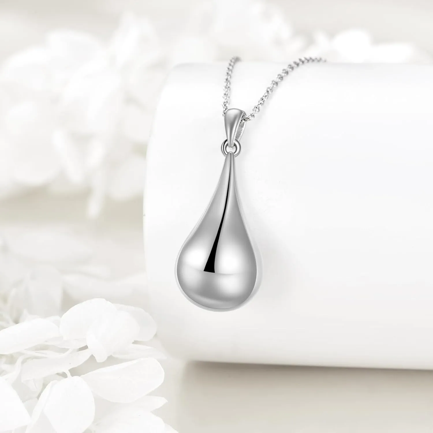 Mountain Urn Necklaces for Ashes Sterling Silver Mountain Bar Cremation Abalone Shell Jewelry for Ashes Memory Jewelry for Women Men