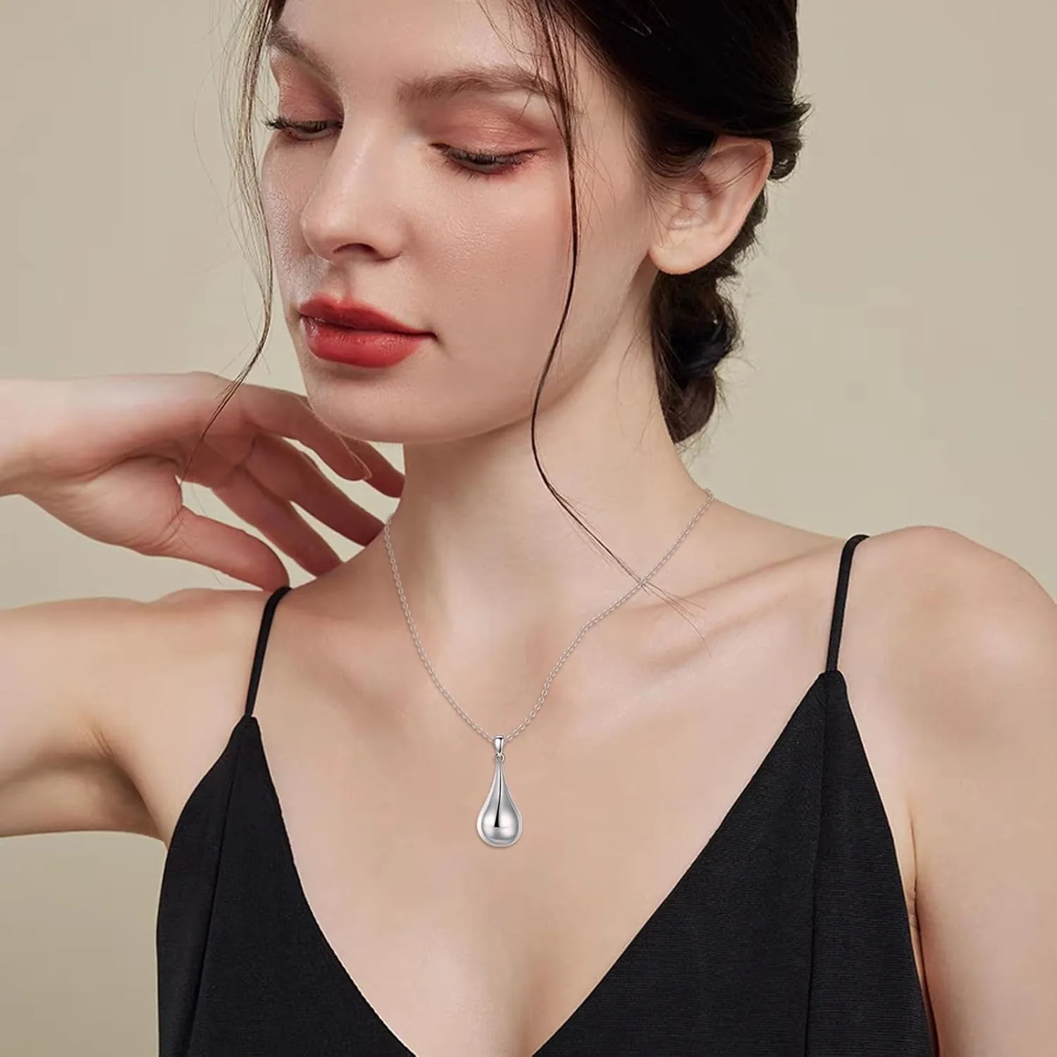 Mountain Urn Necklaces for Ashes Sterling Silver Mountain Bar Cremation Abalone Shell Jewelry for Ashes Memory Jewelry for Women Men