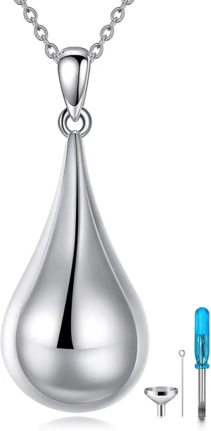 Mountain Urn Necklaces for Ashes Sterling Silver Mountain Bar Cremation Abalone Shell Jewelry for Ashes Memory Jewelry for Women Men