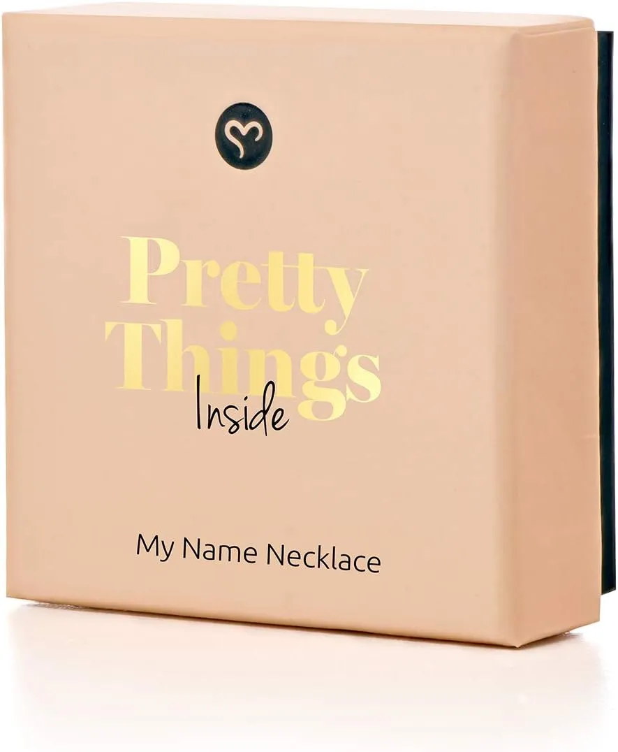 MyNameNecklace Personalized Small Circle Initial Necklace with Diamond in Sterling Silver 925 / Gold Plating - Classic Delicate Jewelry Gift for Her