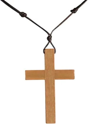 New 2025 Arrival Various Styles Catholic Cross Necklace Jesus Christ Pendant Choker Retro Jewelry Style Natural Wood Necklace Amulet With For You Accessories Trendy Creative Gift