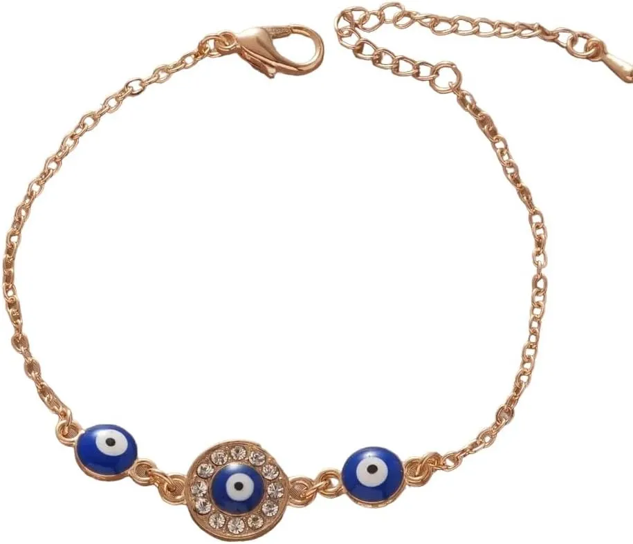 New 2025 Bohemian Ovaly Blue Bracelet For Women 18K Gold Plating Tree Of Life Chain Bracelets Prayer Decoration Jewelry Commemorative With For You Accessories Trendy Creative Best For Gift