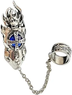 New 2025 Fashion Japan Anime Hitman Reborn Joint Ring Gemstone Revolving Rings Cosplay Figure Ioys Punk Gothic Fans Party Gifts With For You Jewelry Fashion Accessories Creative Gift