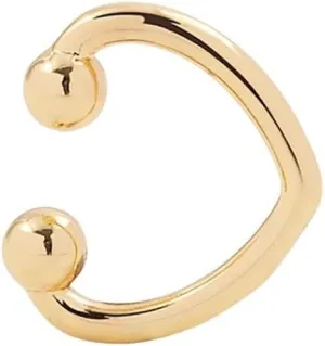 New 2025 Punk Gold Plated Ear Cuff Cartilage Clip For Women No Pierced C Shape Geometric Small Earcuff Wrap Clips Jewelry Findings Fashion Trendy Accessories Creative Gift