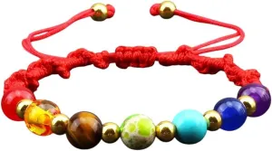 New 2026 7 Lucky Beads Bracelet Handmade Adjustable Knot Bangle Women Men Yoga Prayer Bracelets Jewelry Gift For Friend Fashion Trendy Accessories Creative