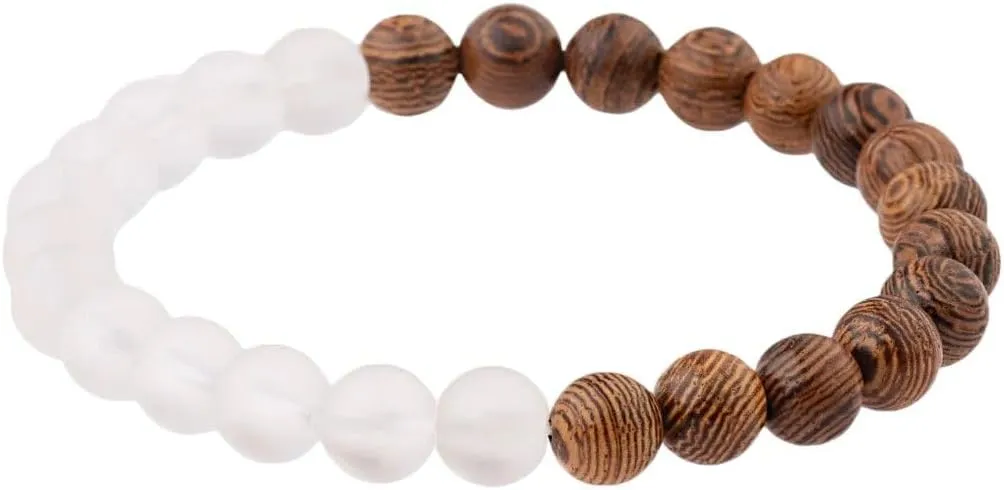 New 2026 8Mm Natural Wood Beads Bracelets Men Ethinc Yoga Elasticity Bracelet Women Prayer Jewelry Meditation Fashion Trendy Accessories Creative Gift