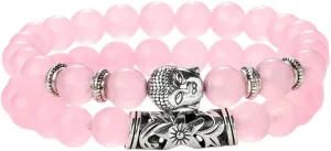 New 2026 Buddhist Buddha Head Prayer Bracelet Set Tiger Eye Black Volcanic Natural Stone Beads Unisex Men & Bangle Women Jewelry Fashion Trendy Accessories Creative Gift