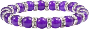 New 2026 Fashion Natural Stone Chalcedony Bracelets Charm Elastic Beads Bracelet Pulseira For Women Yoga Prayer Energy Jewelry Gifts Trendy Accessories Creative Gift
