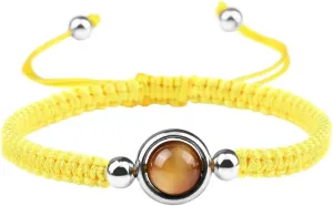 New 2026 Lucky Red Thread Woven Adjustable Prayer Bracelets Charm 8Mm Natural Tiger Eye Stone Pendant Bracelet Women Men Handmade Jewelry Fashion Trendy Accessories Creative Gift For Women And Men