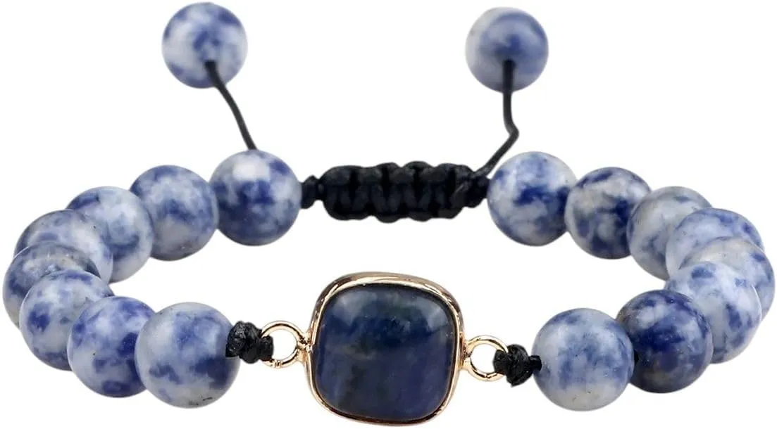 New 2026 Unisex Stainles Stell 100% Real Tiger Eye Beads Bracelets Natural Amethysts Stone Pendant Green Malachite Women Yoga Prayer Jewelry Fashion Trendy Accessories Creative Gift For Women And Men