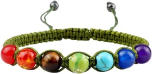 New 2026 Unisex Stainles Stell 7 Beaded Bracelet Natural Stones Balance Beads Adjustable Bangle Yoga Prayer Jewelry Gift For Women Fashion Trendy Accessories Creative For Women And Men