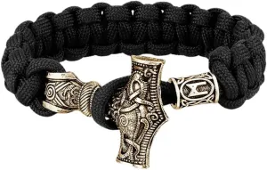 New 2026 Vintage Bracelets Men Norse Ax Paracord Rope Survival Wrap Bracelet Amulet Tho Viking Rune Handmade Jewelry Gifts Fashion Trendy Accessories Creative Gift For Women And Men