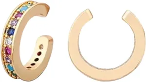 New For Arrival For Design 13 Styles Ear Cuff Gold Color Non-Piercing Clips Earrings Cartilage Jewelry For Women Hers Birthday Party Gift With For You Accessories Creative Gift